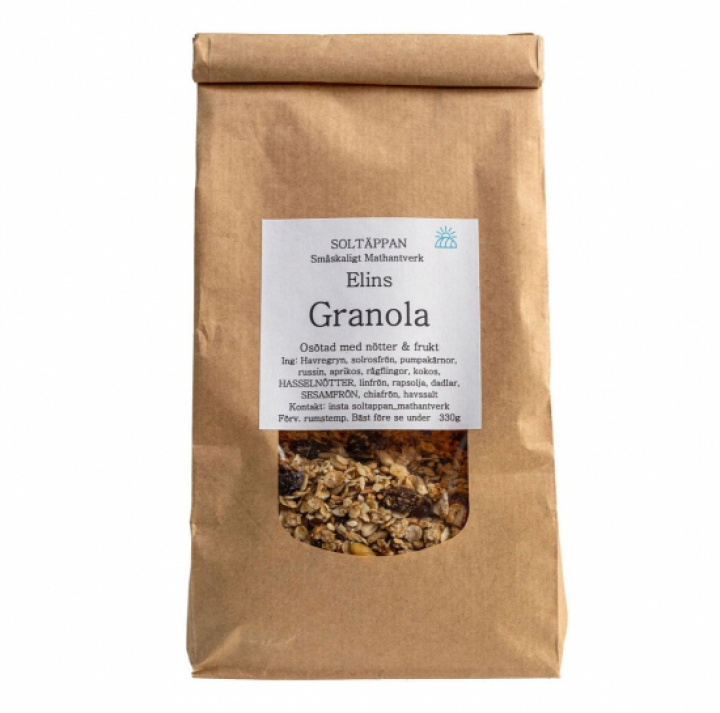 Soltäppan Elins Granola i gruppen Hälsokost / Mat & Dryck / Musli och granola hos Masesgården AB (10051)