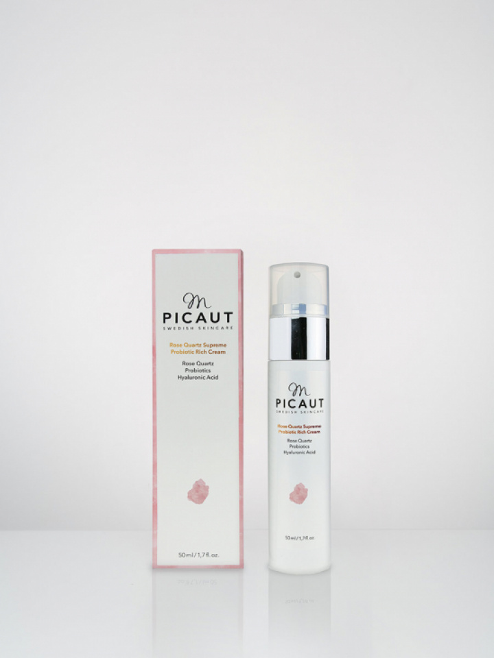 m Picaut Rose Quartz Supreme Probiotic Rich Cream i gruppen Kroppsvård / Hudvård / Anti age hos Masesgården AB (9994)