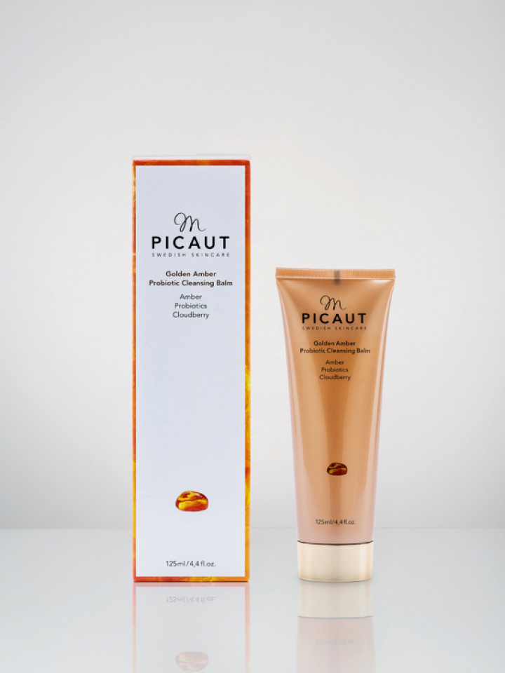 M Picaut Golden Amber Probiotic Cleansing Balm i gruppen Kroppsvård / Hudvård / Rengöring hos Masesgården AB (9999)